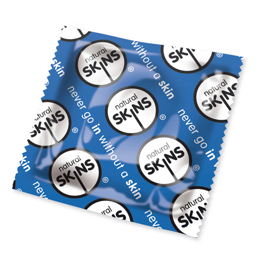 Skins Condoms Natural x50 (Blue)